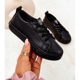 Kožené tenisky Big Star JJ374025 Black černý 1