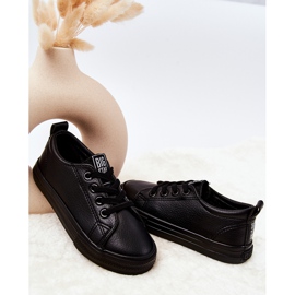 Kožené tenisky Big Star JJ374025 Black černý 2