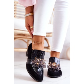 Semišové Boty S černým Davine Dekorací 2