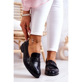 Vinceza Černé kožené boty Sherilyn černý 2