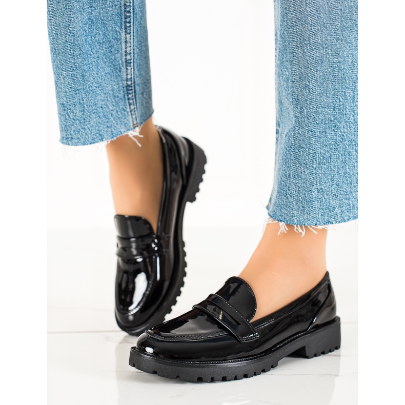 Goodin Černé mokasíny černý 1