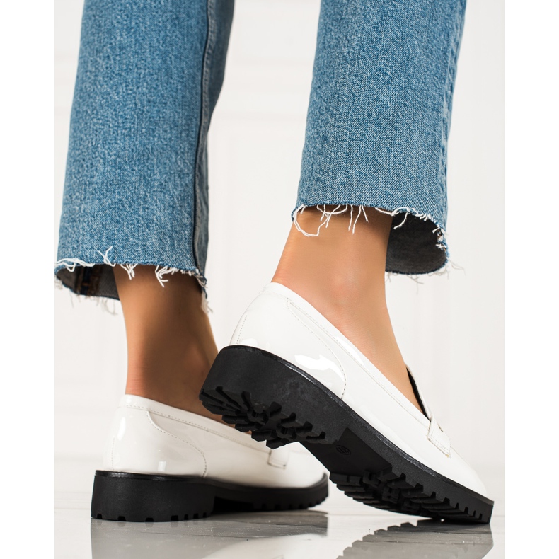 Goodin Bílé mokasíny bílý 1