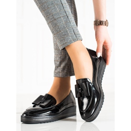 W. Potocki Boty Mokasíny Na Paltform Potocki černý 1