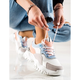 TRENDI Módní tenisky bílý vícebarevný 1