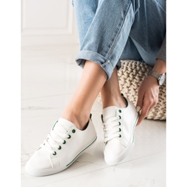 TRENDI Klasické nízké tenisky bílý 1