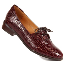 Lakované boty W.POTOCKI W WOL47B hnědé hnědý vícebarevný 1