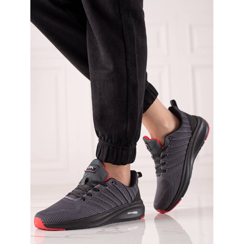 Šedé sportovní boty DK šedá 1