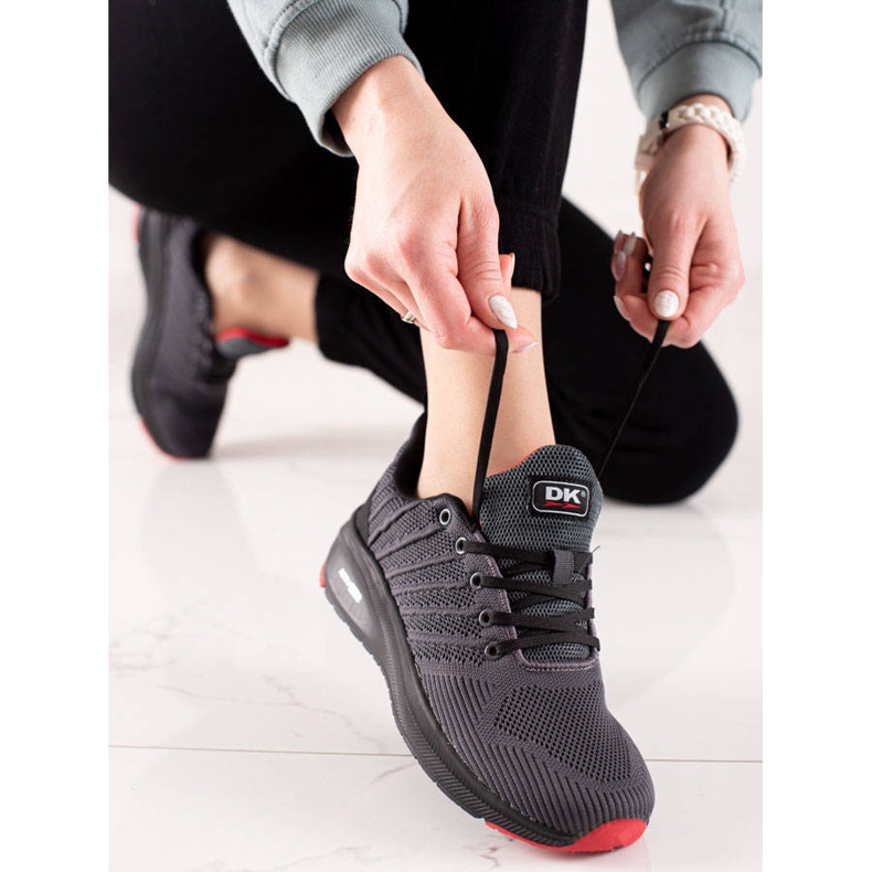 Šedé sportovní boty DK šedá 2