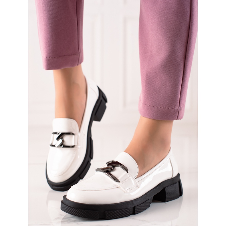 Goodin Mokasíny S Eko Kůží Na Platformě bílý 1