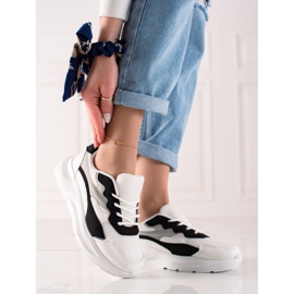 Marquiz Tenisky se síťovinou bílý černá 2