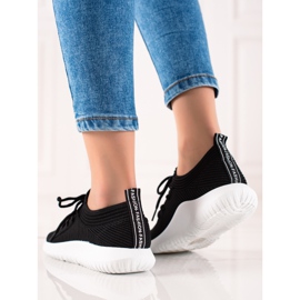 TRENDI Lehké sportovní tenisky černá 1