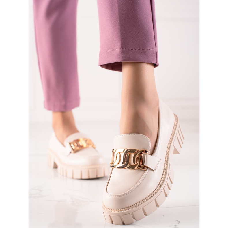 Seastar Krémové módní mokasíny béžový vícebarevný 1