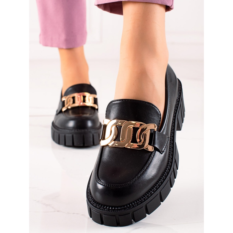 Seastar Módní mokasíny černá 1