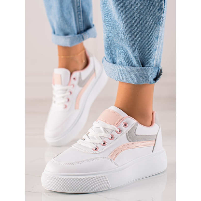 Weide Ležérní Boty Na Platformě bílý 2