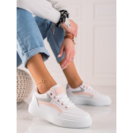 Weide Ležérní Boty Na Platformě bílý 1