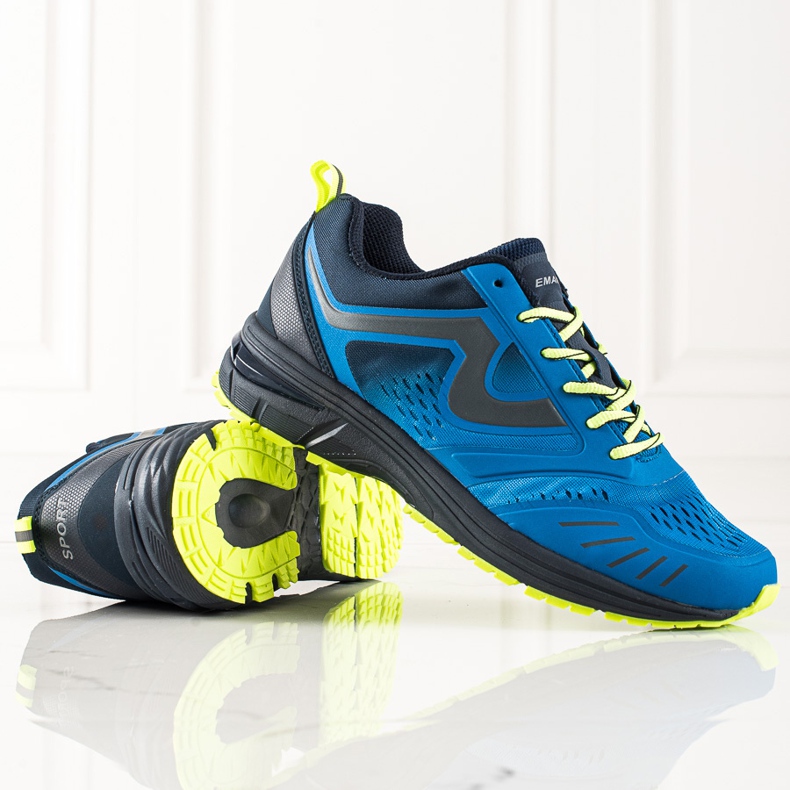 Emaks Pánské sportovní boty modrý 2