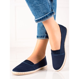 TRENDI Ležérní espadrilky v námořnické modré námořnická modř 1