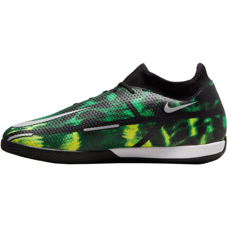 Kopačky Nike Phantom GT2 Academy Df Sw Ic M DM0720 003 zelená, vícebarevná zelený 1