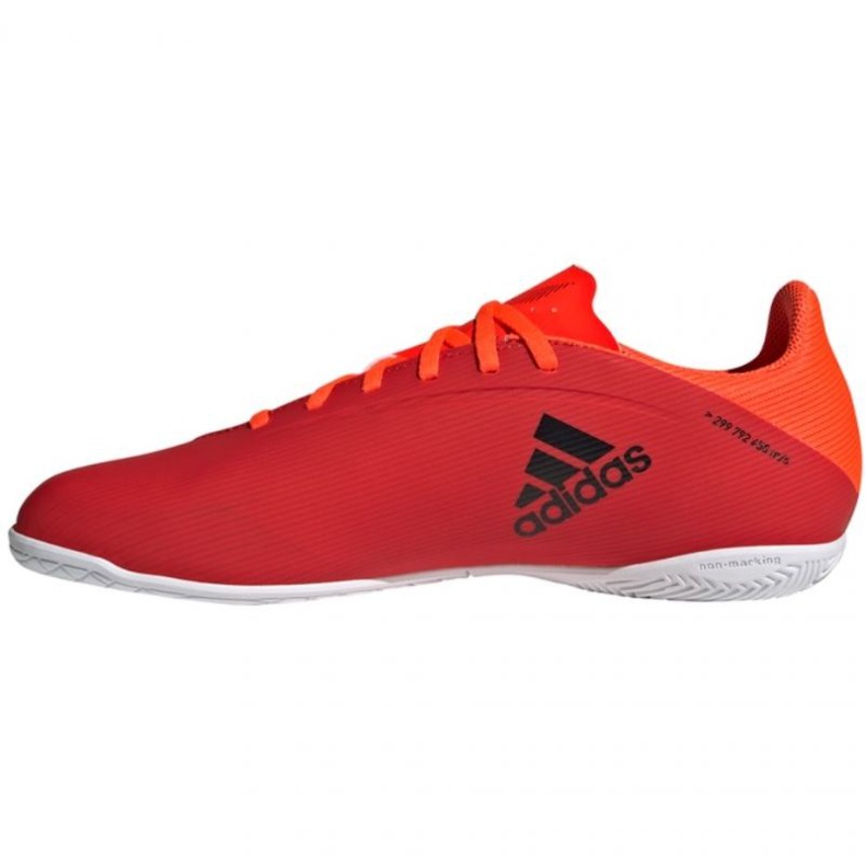 Kopačky Adidas X Speedflow.4 In M FY3346 červený pomeranče a červené 1