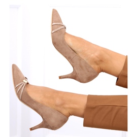 Lodičky na špendlíku April Beige béžový 1
