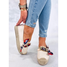 Dámské espadrilky Avril Beige béžový 2