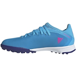 Boty Adidas X Speedflow.3 Tf J Jr GW7513 modrý modrý 1