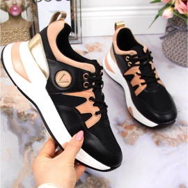 Tenisky na platformě Vinceza W JAN79A černé černý 1