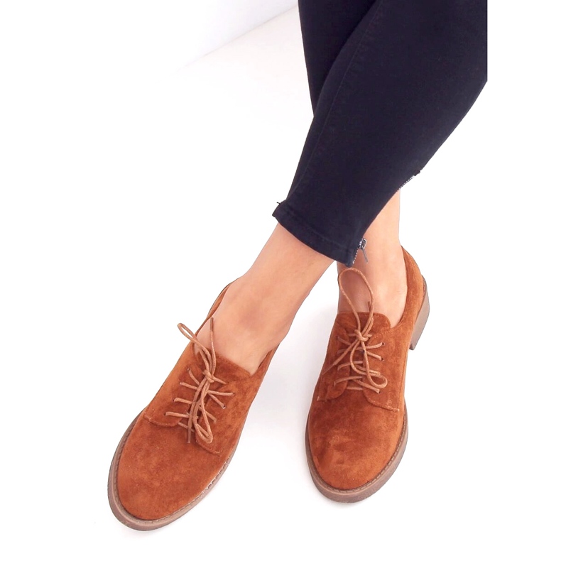 Camel TU146 Velbloudí krajkové mokasíny hnědý vícebarevný 2