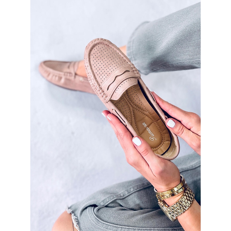 Dámské mokasíny Minori Pink růžový 2