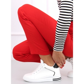 Tenisky na skrytém klínku Izumi WHITE / BLACK bílý černý 1