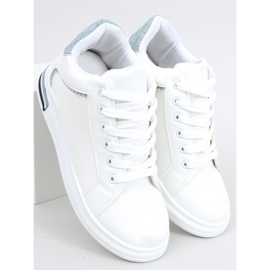 Tenisky na skrytém klínku Izumi WHITE / BLUE bílý modrý 1 Tenisky na skrytém klínku Izumi WHITE / BLUE bílý modrý 1