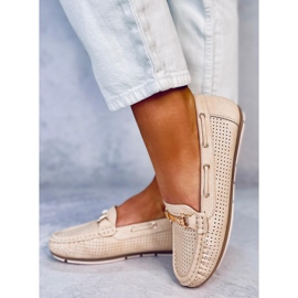 Dámské mokasíny Wong Beige béžový 2