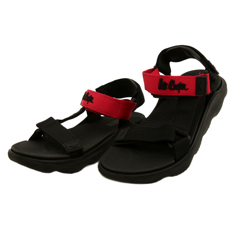 Lee Cooper LCW-22-34-0954L Pohodlné sportovní sandály černé černá 4