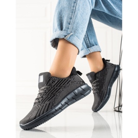 Bona Prolamované sportovní boty černá 1