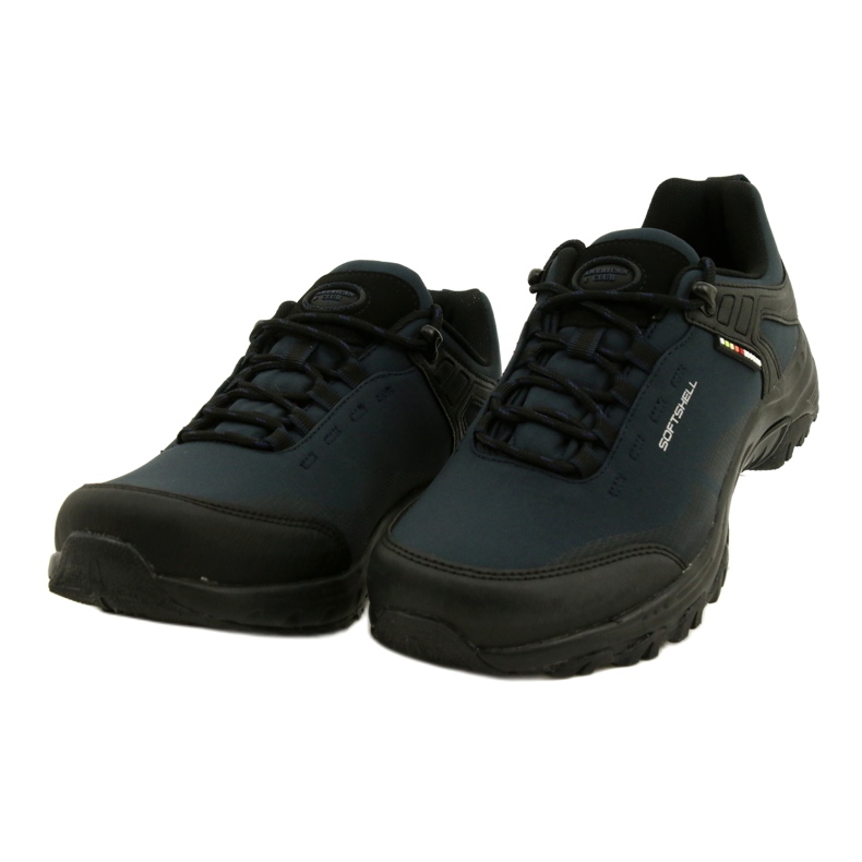 American Club Americké trekové boty nepromokavé softshellové WT83 / 22 Navy blue námořnická modř 3