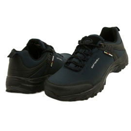 American Club Americké trekové boty nepromokavé softshellové WT83 / 22 Navy blue námořnická modř 4