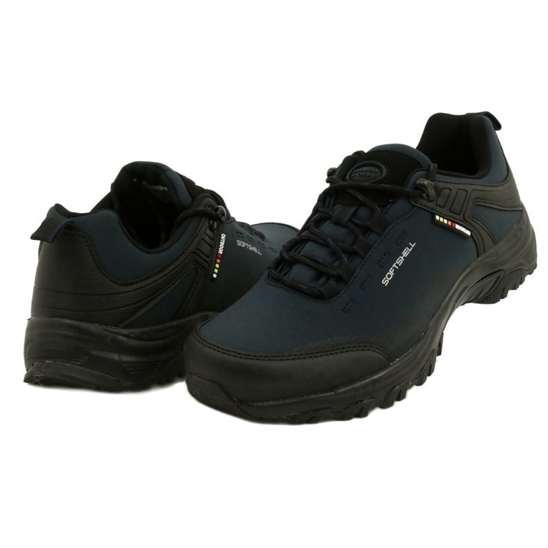 American Club Americké trekové boty nepromokavé softshellové WT83 / 22 Navy blue námořnická modř 4