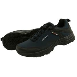 American Club Americké trekové boty nepromokavé softshellové WT83 / 22 Navy blue námořnická modř 5