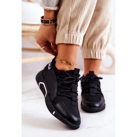 Vinceza Sportovní obuv Tenisky Nazouvací Black Marvene černá 1