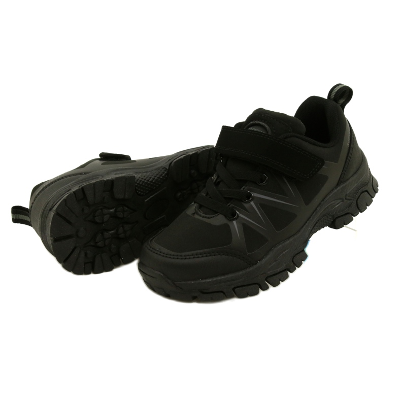 American Club Americká softshell sportovní bota pro suchý zip WT94/22 černé černý 5