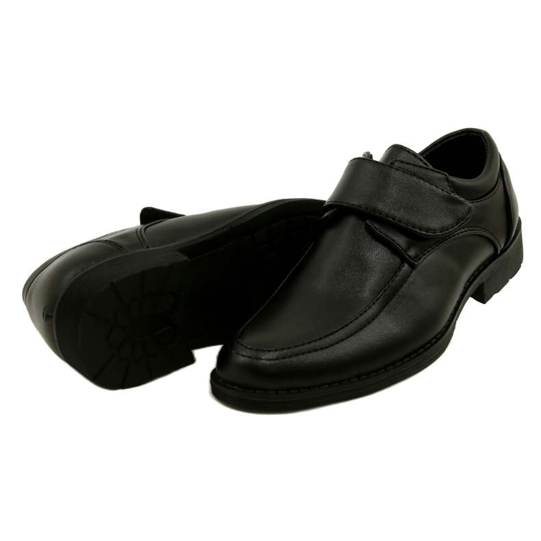 American Club Boys Shoes Leather Insert pro suchý zip KOM37/22 Black černá 4