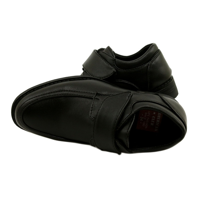 American Club Boys Shoes Leather Insert pro suchý zip KOM37/22 Black černý 5