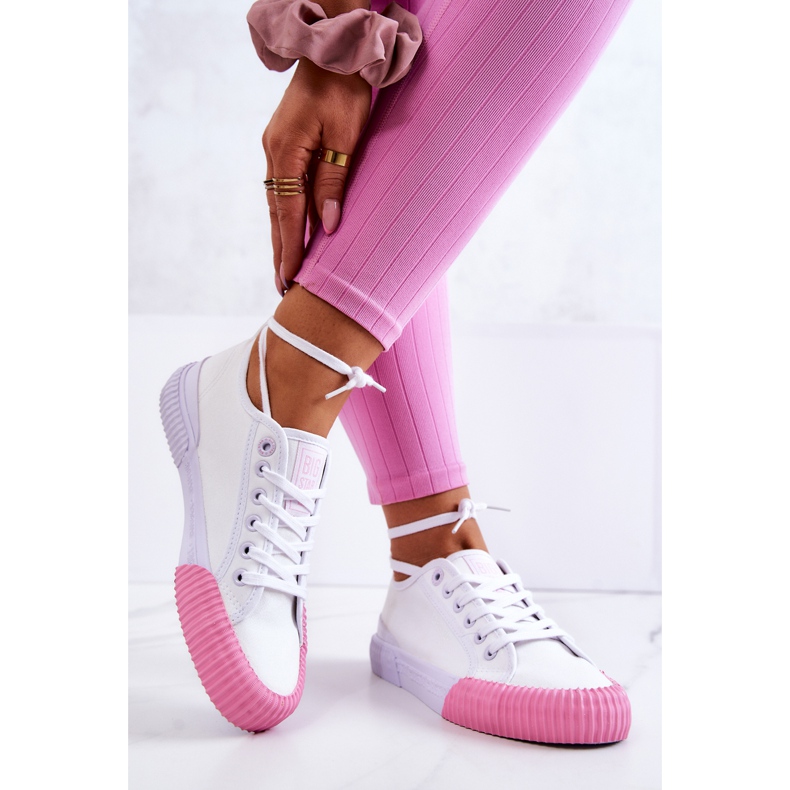 Materiál Sneakers Big Star JJ274111 Bílé tenisky bílý 2