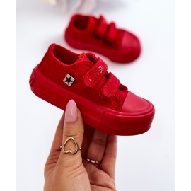 Dětské klasické tenisky Big Star JJ374041 Červené 1