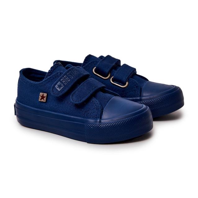 Dětské klasické tenisky Big Star JJ374044 Navy Blue ['námořnictvo'] modrý 1