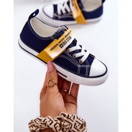 Dětské nízké tenisky Big Star JJ374072 Navy Blue modrý modrý 1