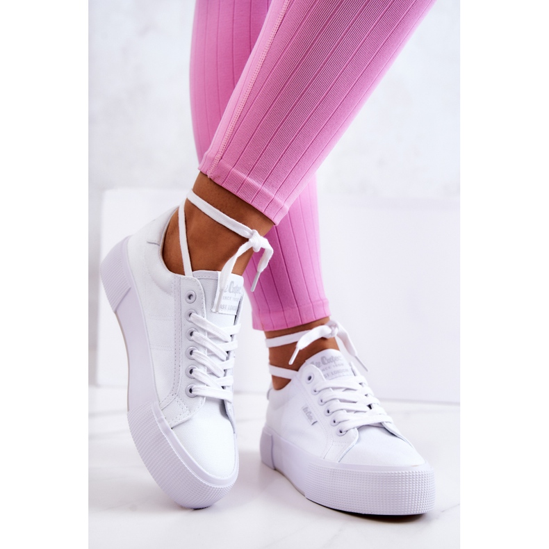Bílé tenisky Lee Cooper LCW-22-31-0884L bílý 2