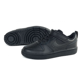 Boty Nike Court Borough Low 2 Jr BQ5451-001 černý 1