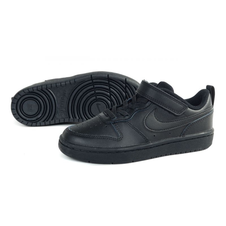 Boty Nike Court Borough Low 2 Jr BQ5451-001 černý 1