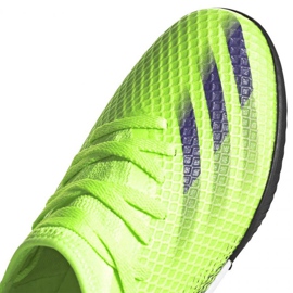 Kopačky Adidas X Ghosted.3 Tf Jr EG8216 vícebarevný zelená 3